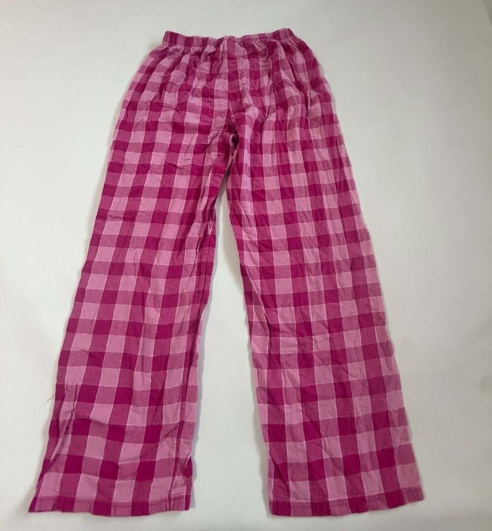 Boxercraft Pink and White Buffalo Plaid Flannel Pajama Lounge Pants